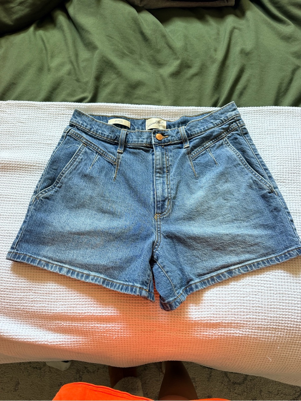 Universal Thread Light Blue High-Rise Denim Shorts